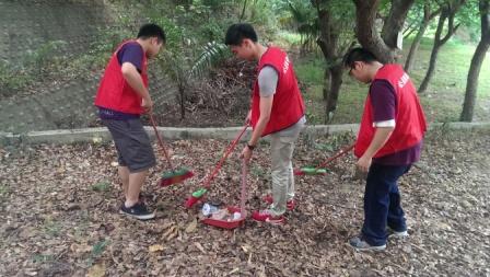 明陽中學替代役男於103年4月23日實施觀音山淨山活動