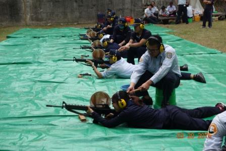 明陽中學警衛隊104年度常年教育實彈射擊訓練活動