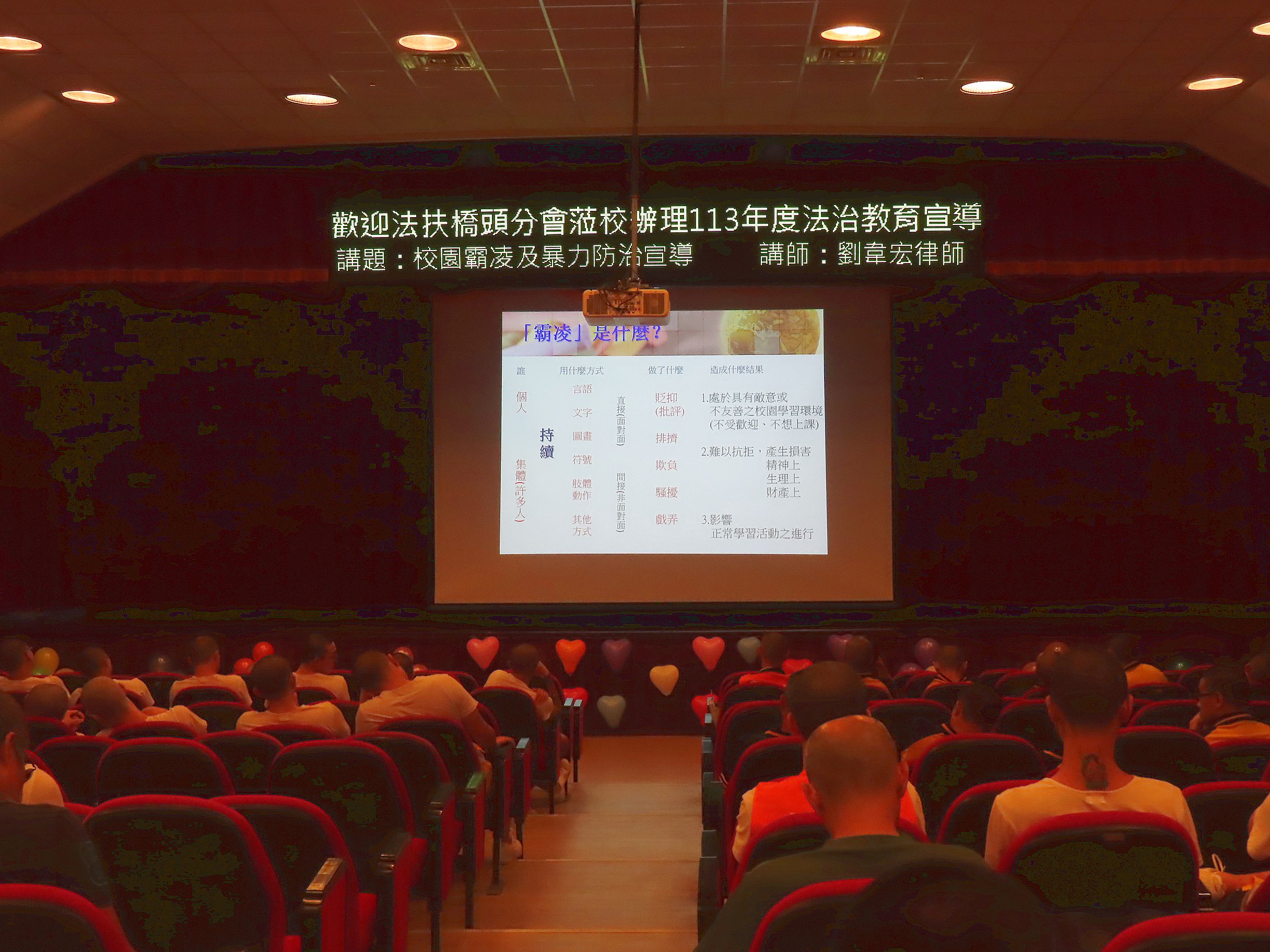 劉律師深入介紹霸凌行為之態樣