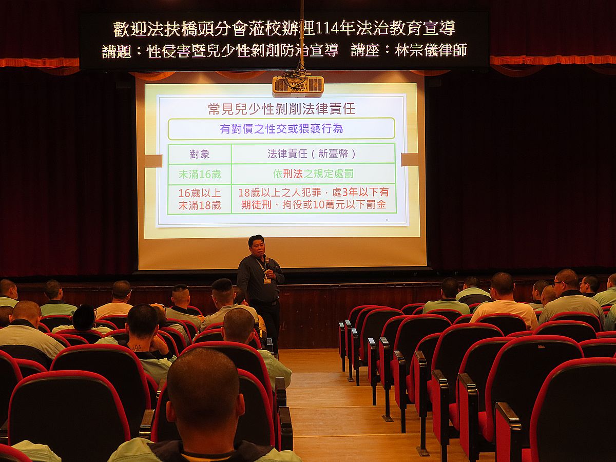 林律師以圖解方式說明兒少性剝削之法律責任